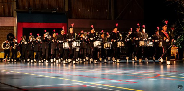 Drumfanfare tijdens voorjaarsconcert 2019